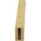 Ekena Millwork 3-inch W x 16-inch D x 16-inch H Baker Rough Cedar Woodgrain TimberThane Knee Brace, Primed BRCUR03X16X16BKRRCPR - alternate 4